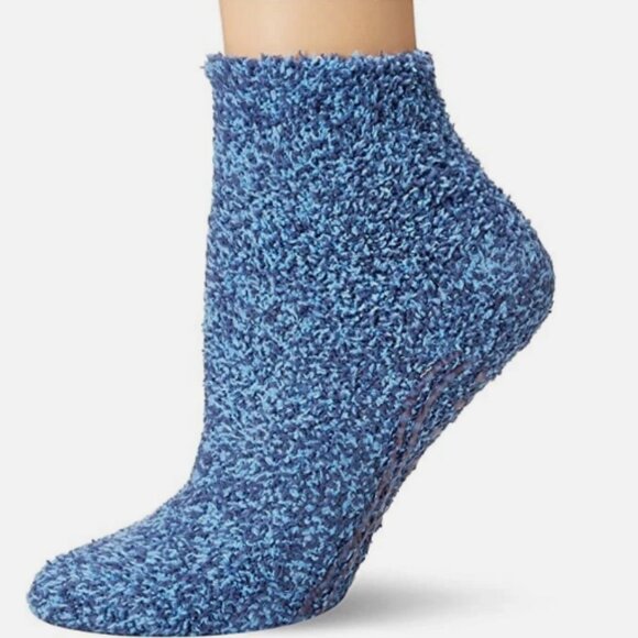 NEW DR. SCHOLLS 2 PAIR LOW CUT SOOTHING SPA w/GRIPPERS WOMEN'S sz4-10 SOCKS - Picture 1 of 9